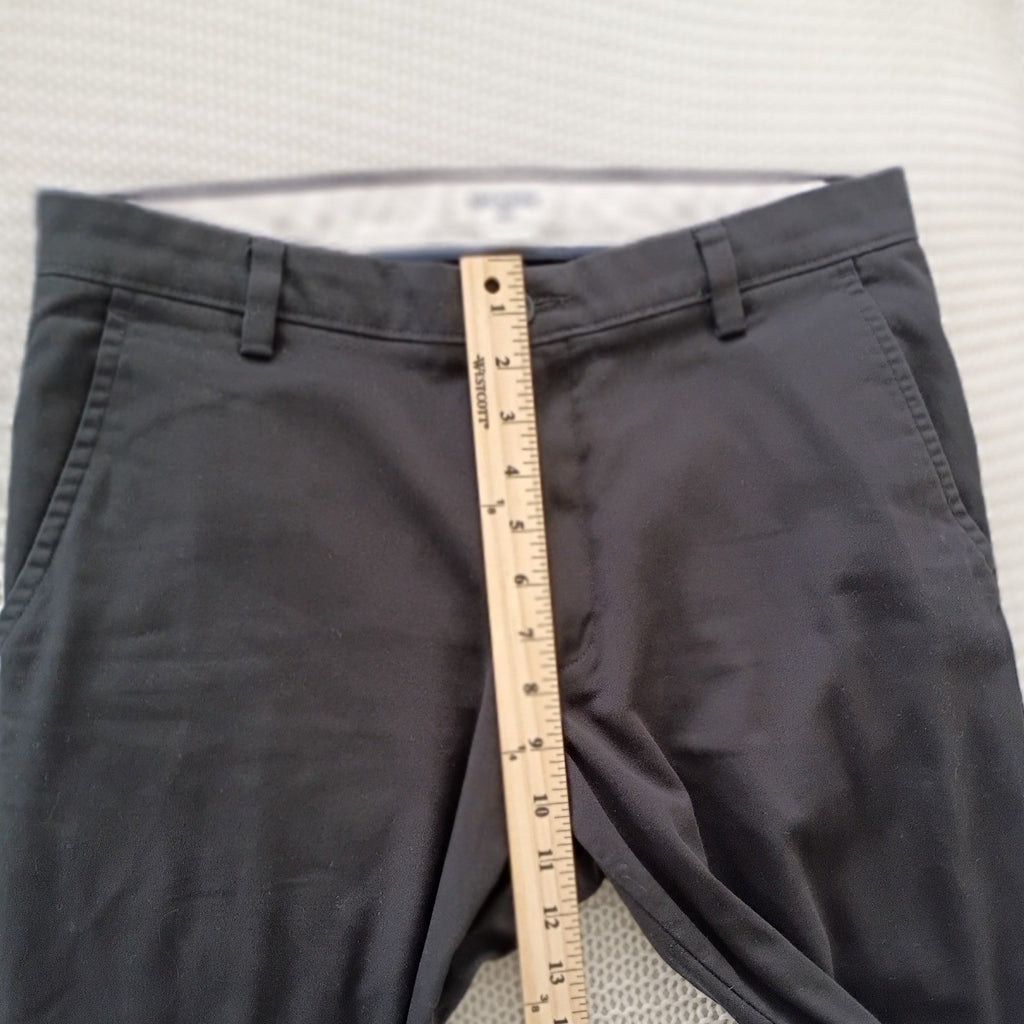 Dockers Men's 33x32 Black Chino Pants Straight Fit Cotton Stretch  Work Sits