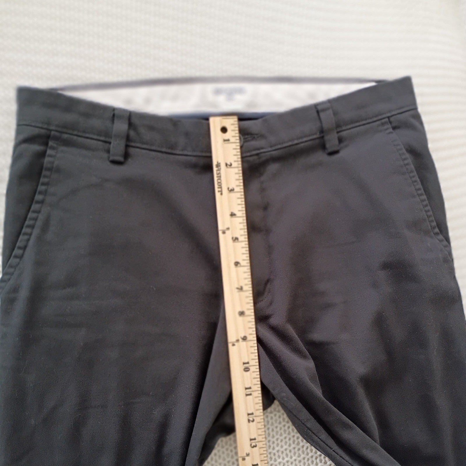 Dockers Men's 33x32 Black Chino Pants Straight Fit Cotton Stretch  Work Sits