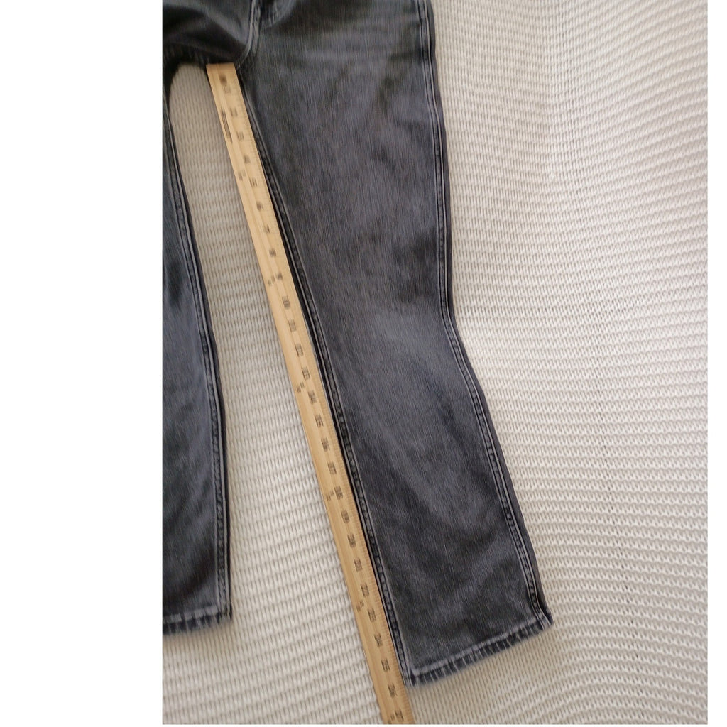 Everlane The Cheeky Bootcut Crop Jean Washed Black High Rise 26x26 Stretch