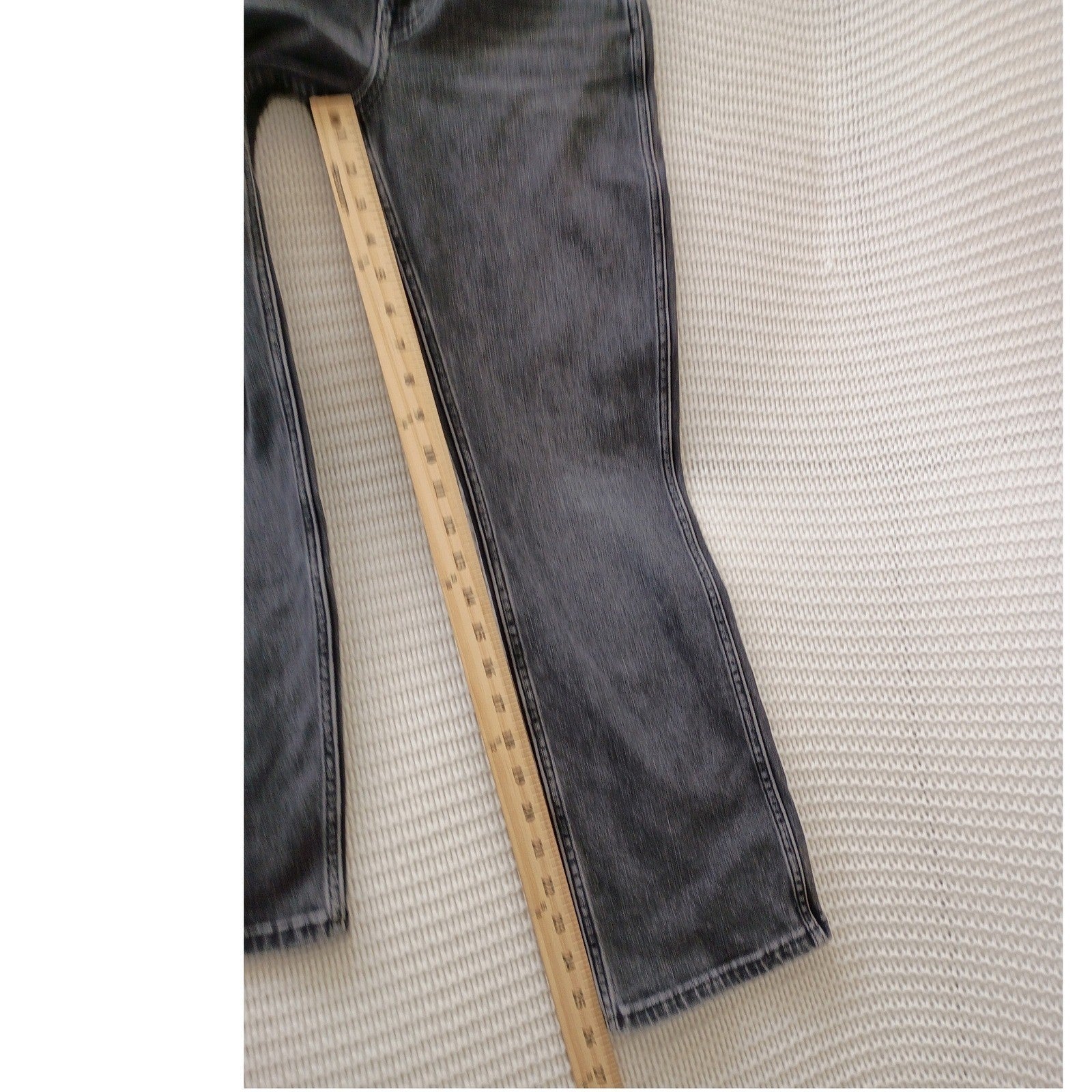 Everlane The Cheeky Bootcut Crop Jean Washed Black High Rise 26x26 Stretch