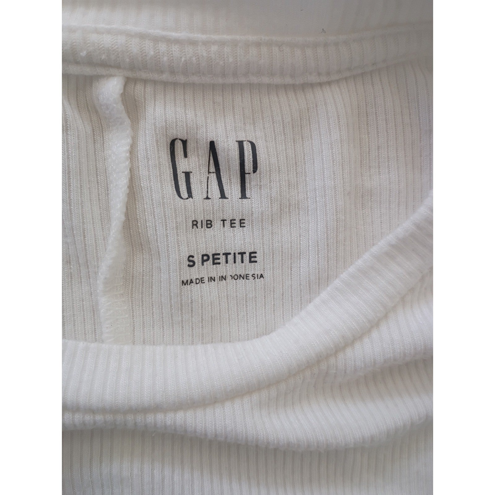GAP Bundle White Ribbed Open Back Tie Top & Grey Camisole Cami Set S Capsule