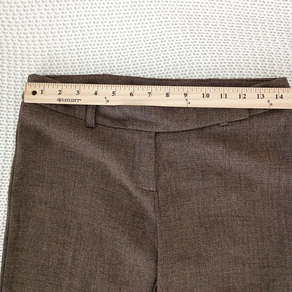 Forever 21 Twenty One NEW Brown High Rise Flare Trousers Textured W28 S