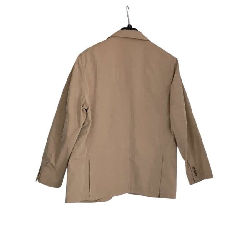 Territory Ahead 100% Cotton Tan Blazer Jacket L Button Up Lapel Collar Light