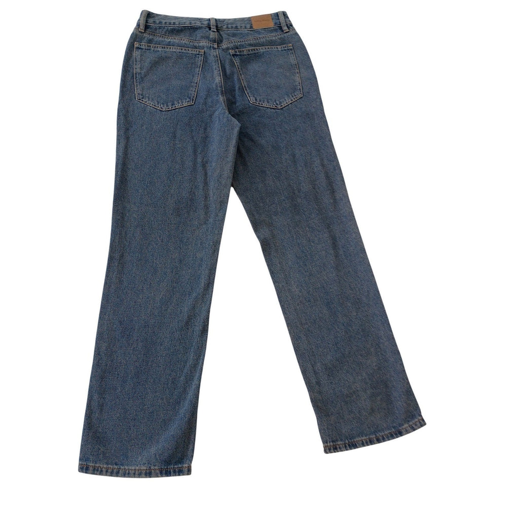 Ashley Mason $78 Premium Blue Wash Straight Leg Jeans Size 3 26x29 Denim