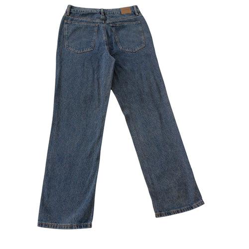 Ashley Mason $78 Premium Blue Wash Straight Leg Jeans Size 3 26x29 Denim