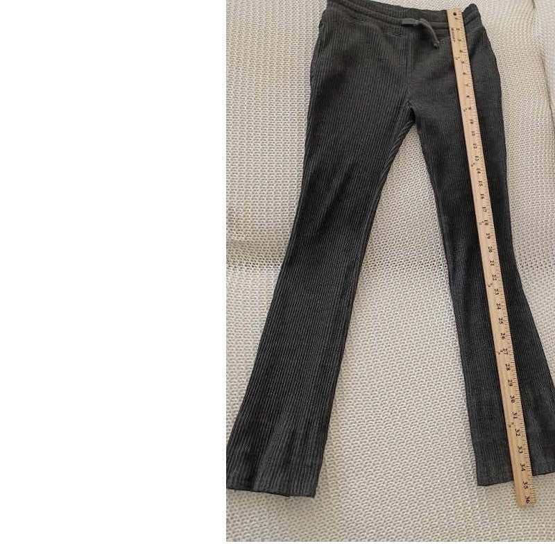 Abercrombie Youth Ribbed Flare Knit Jogger Pants Petite Fit Waist 25–26