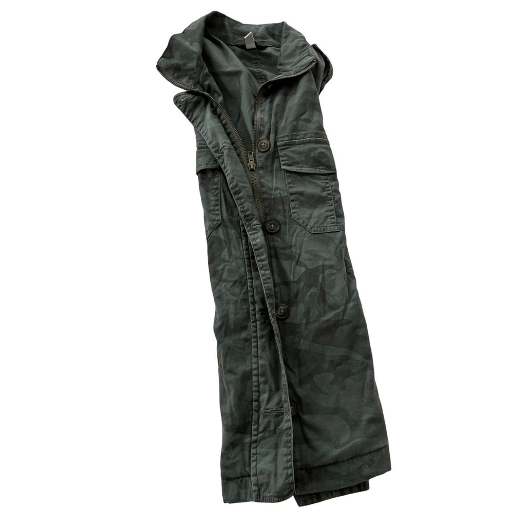 Supplies Camouflage Utility Jacket Military Camo Field Coat Cotton Small P2P 20"