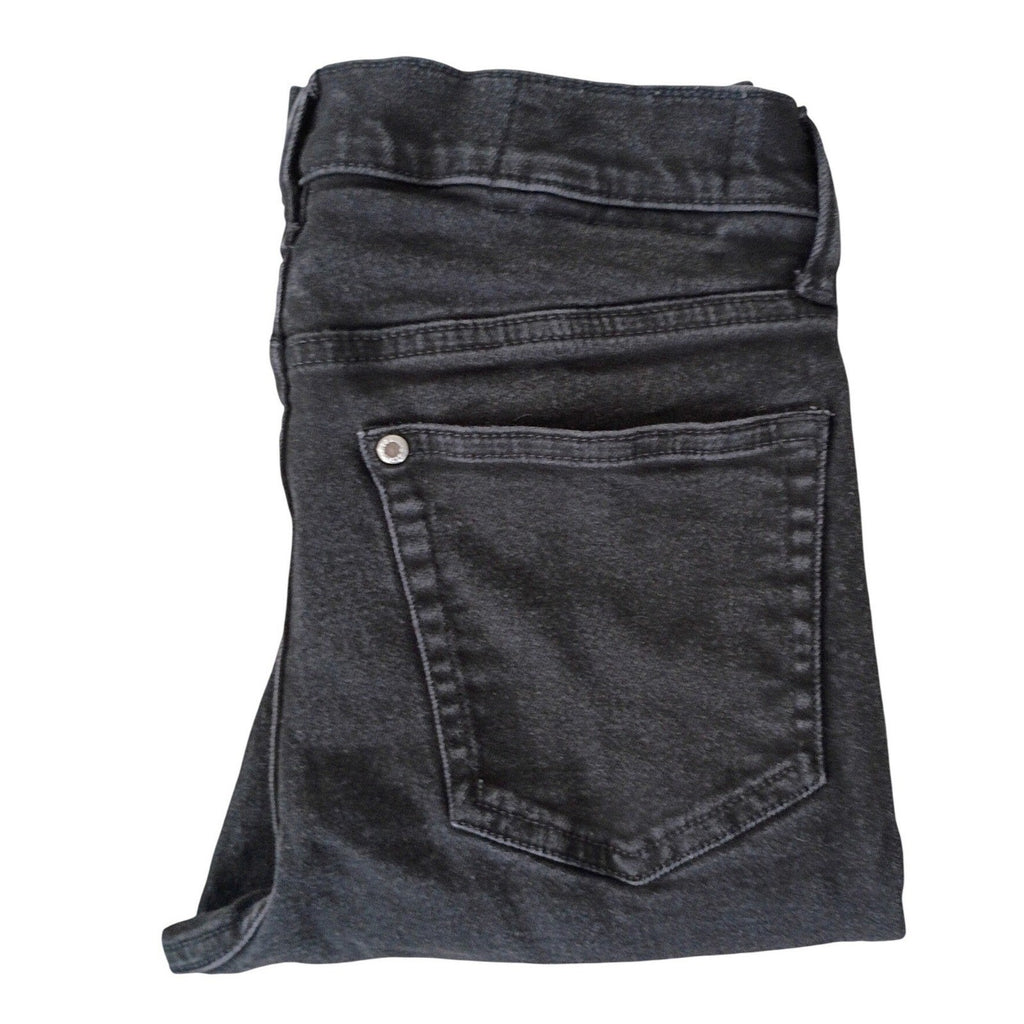 H&M Black Skinny Jeans 29x29 Coupe Moulante Minimalist Chic Dark Wash Versatile