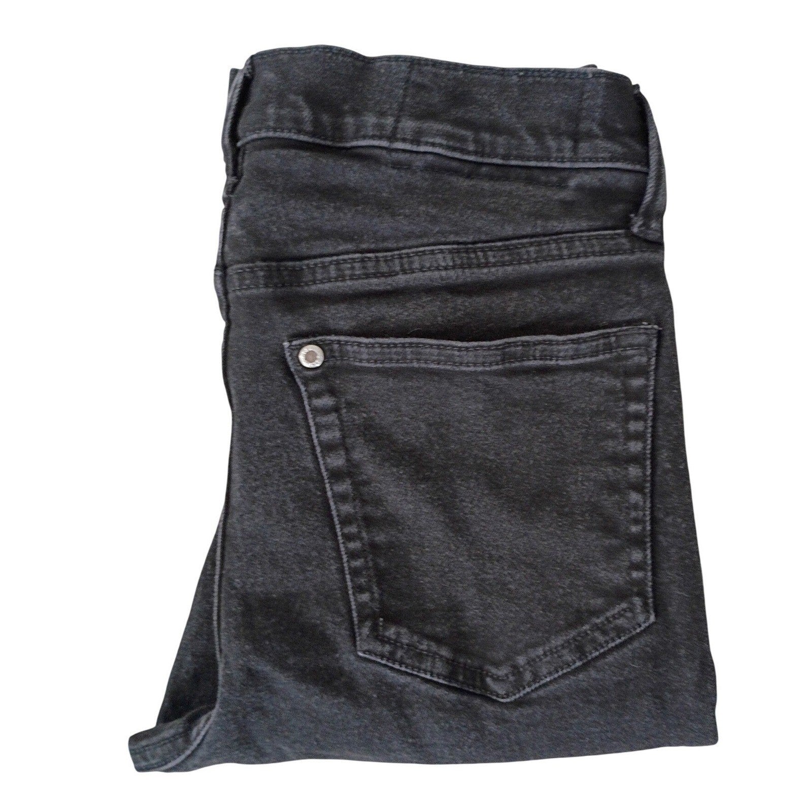 H&M Black Skinny Jeans 29x29 Coupe Moulante Minimalist Chic Dark Wash Versatile