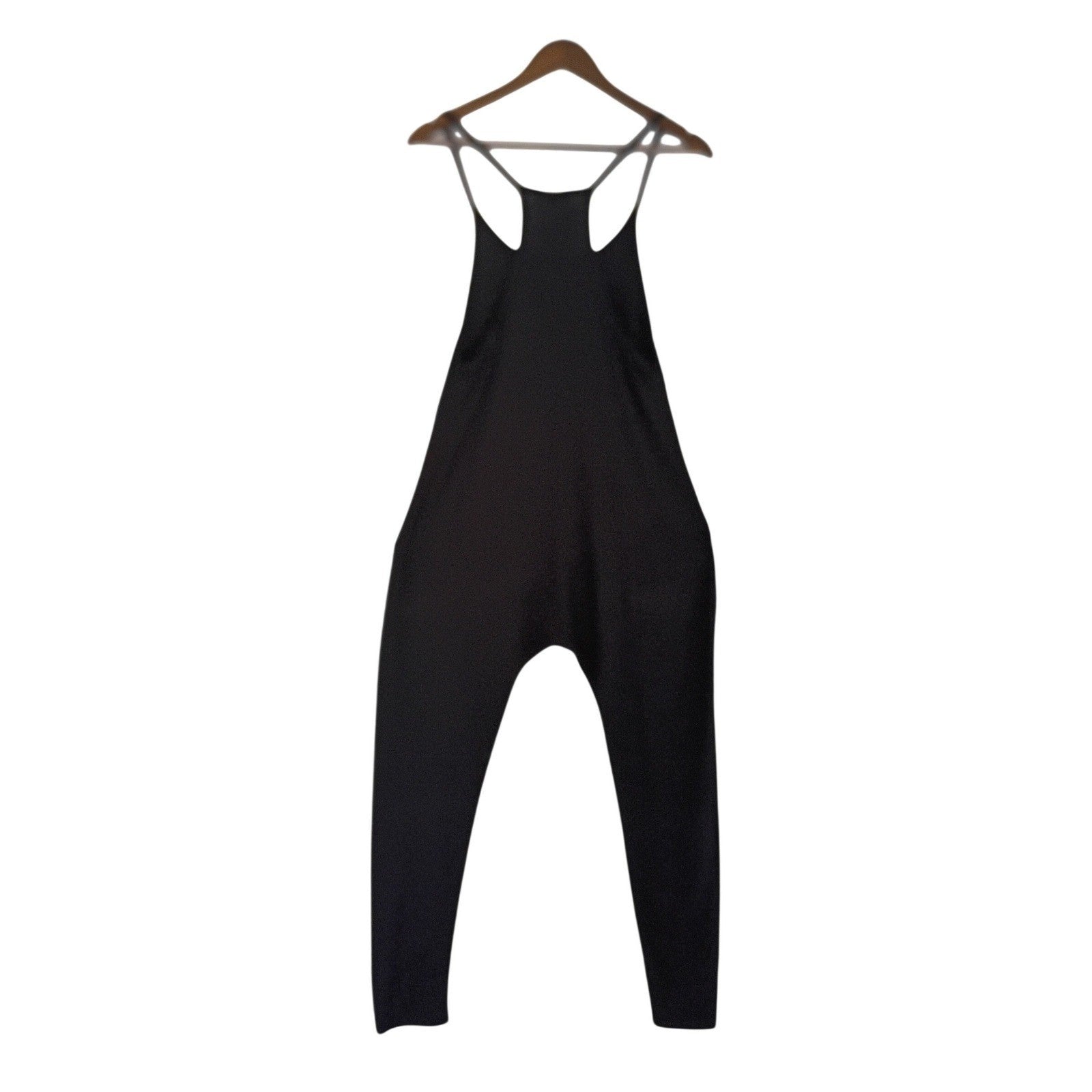 ANTISTAR Black Harem Jumpsuit Spaghetti Strap Boho Flowy Relaxed M