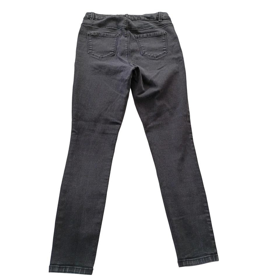 D. Jeans Faded Black High Rise Skinny Jeans Stretch Denim Slim Fit 27x27