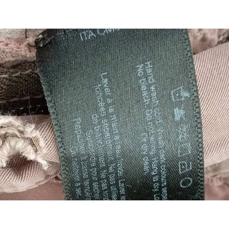 Club Monaco Womens Mauve Pink Utility Cargo Wide Leg Pants Size 6 100% Cotton