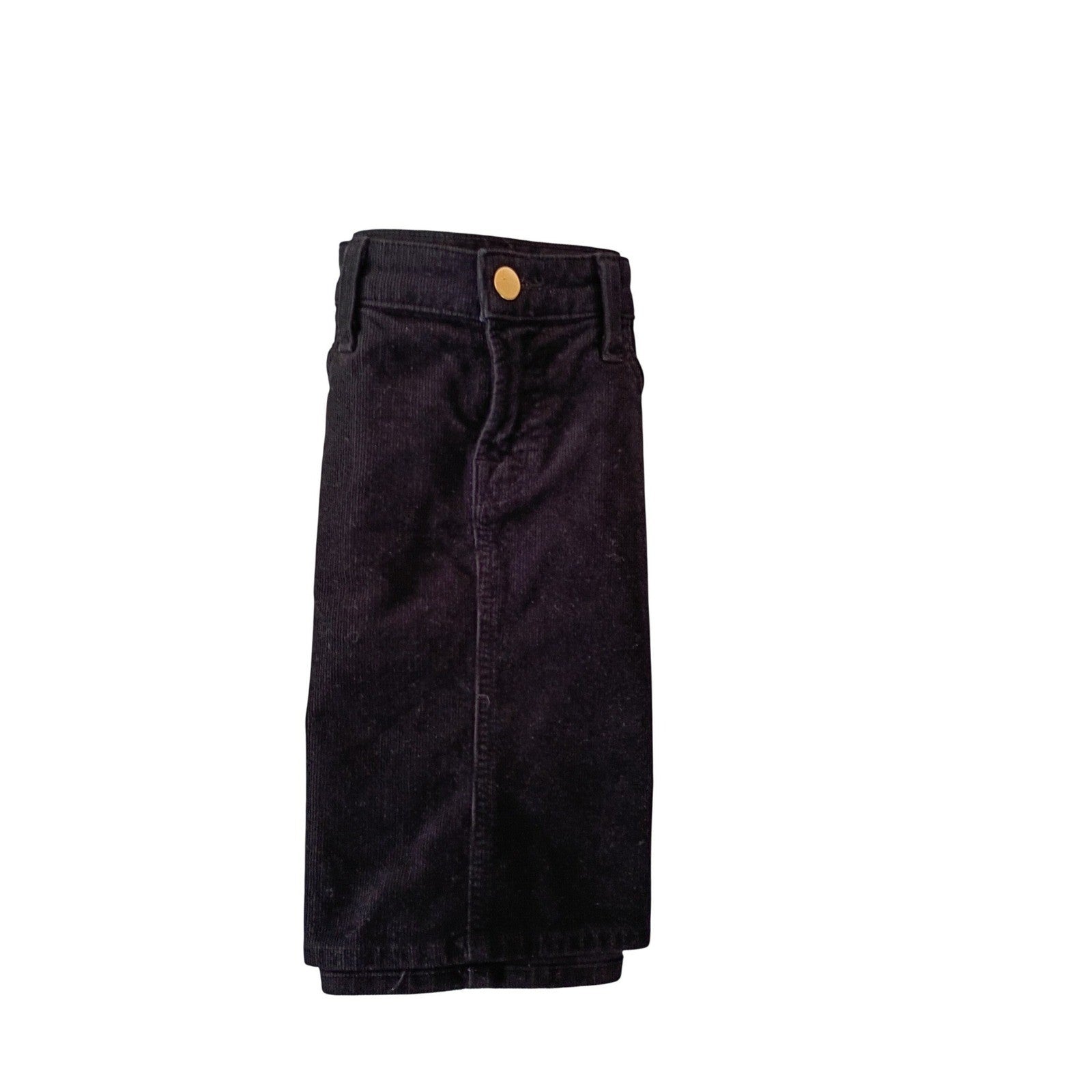 J Brand Gwynne Black Corduroy Mini Skirt Casual Versatile Everyday Size 26x15 L