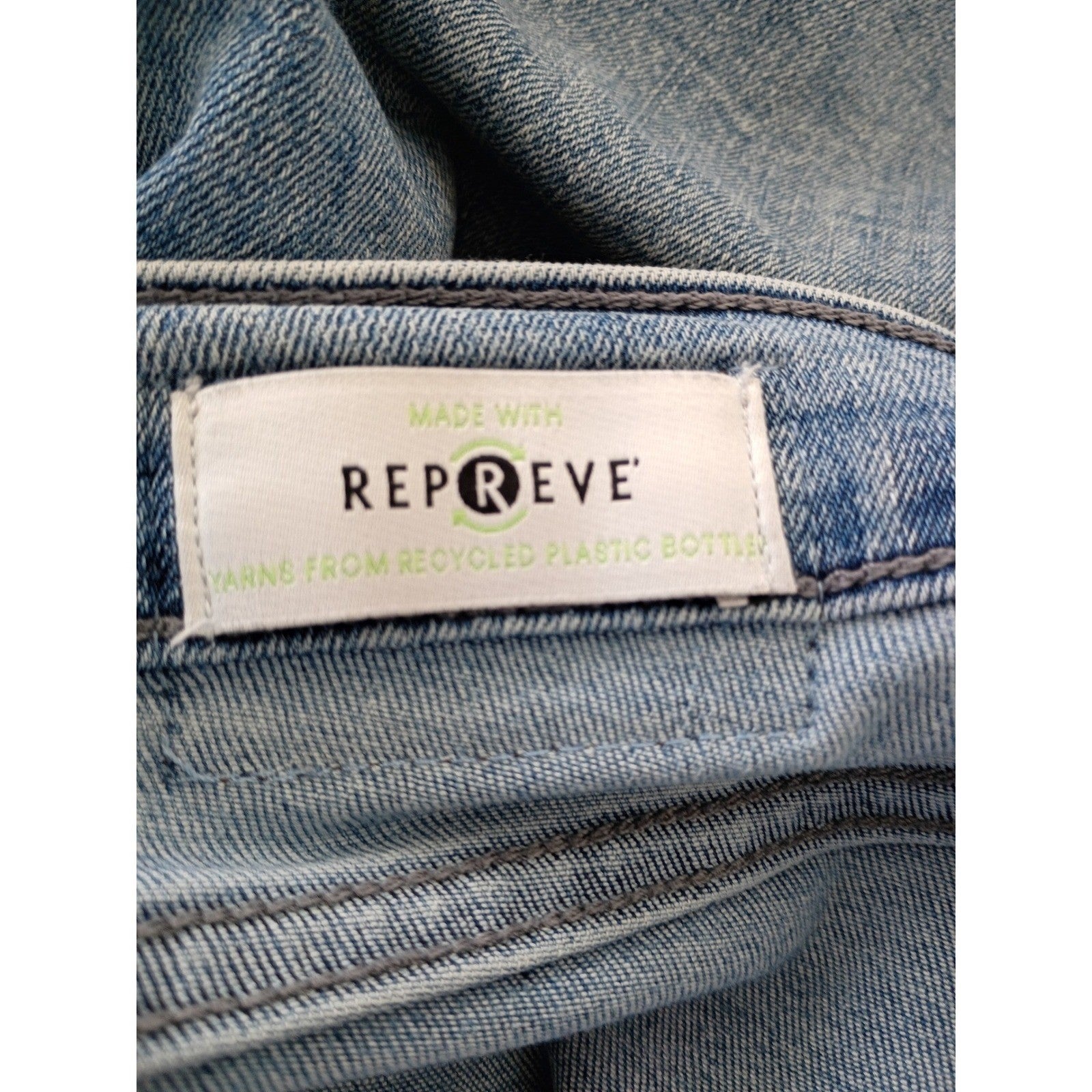 Calvin Klein Distressed Straight Leg Jeans Blue Frayed Hem 28/6x27 NWOT