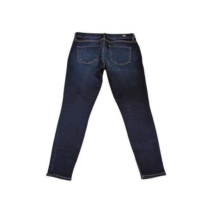 KUT from the Kloth Donna High Rise Skinny Jeans Dark Wash Fits 27-28x26 NWOT