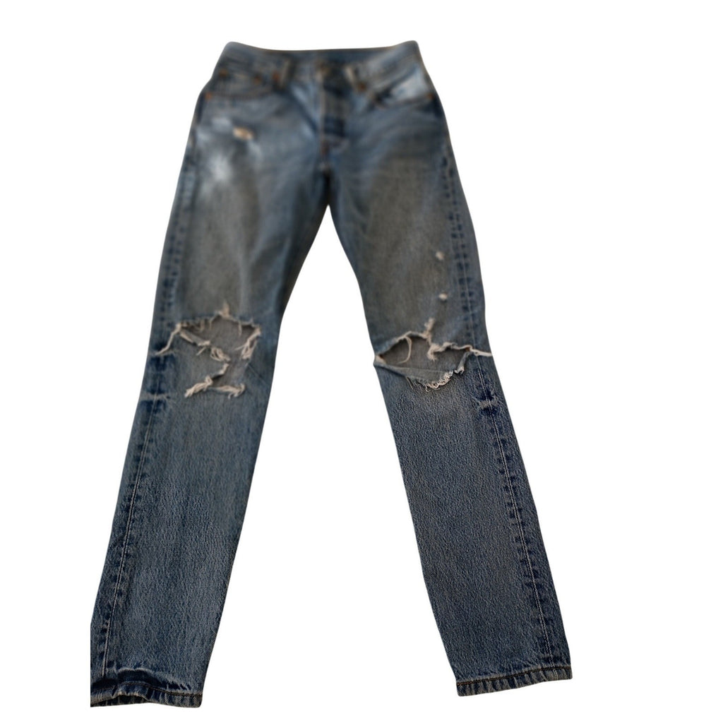 Levi's 710 Super Skinny Jeans Dark Wash Stretch Denim Women 27x29