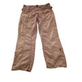 Club Monaco Womens Mauve Pink Utility Cargo Wide Leg Pants Size 6 100% Cotton