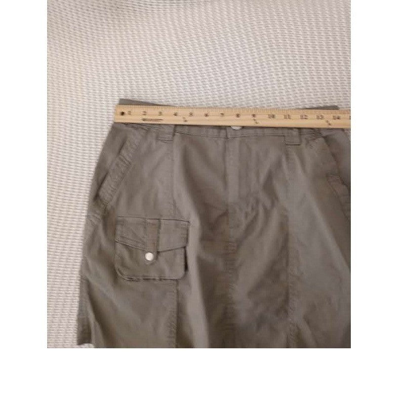 Cotton On Hayden Utility Mini Skirt 98% Cotton Green Cargo Pockets Small NWT