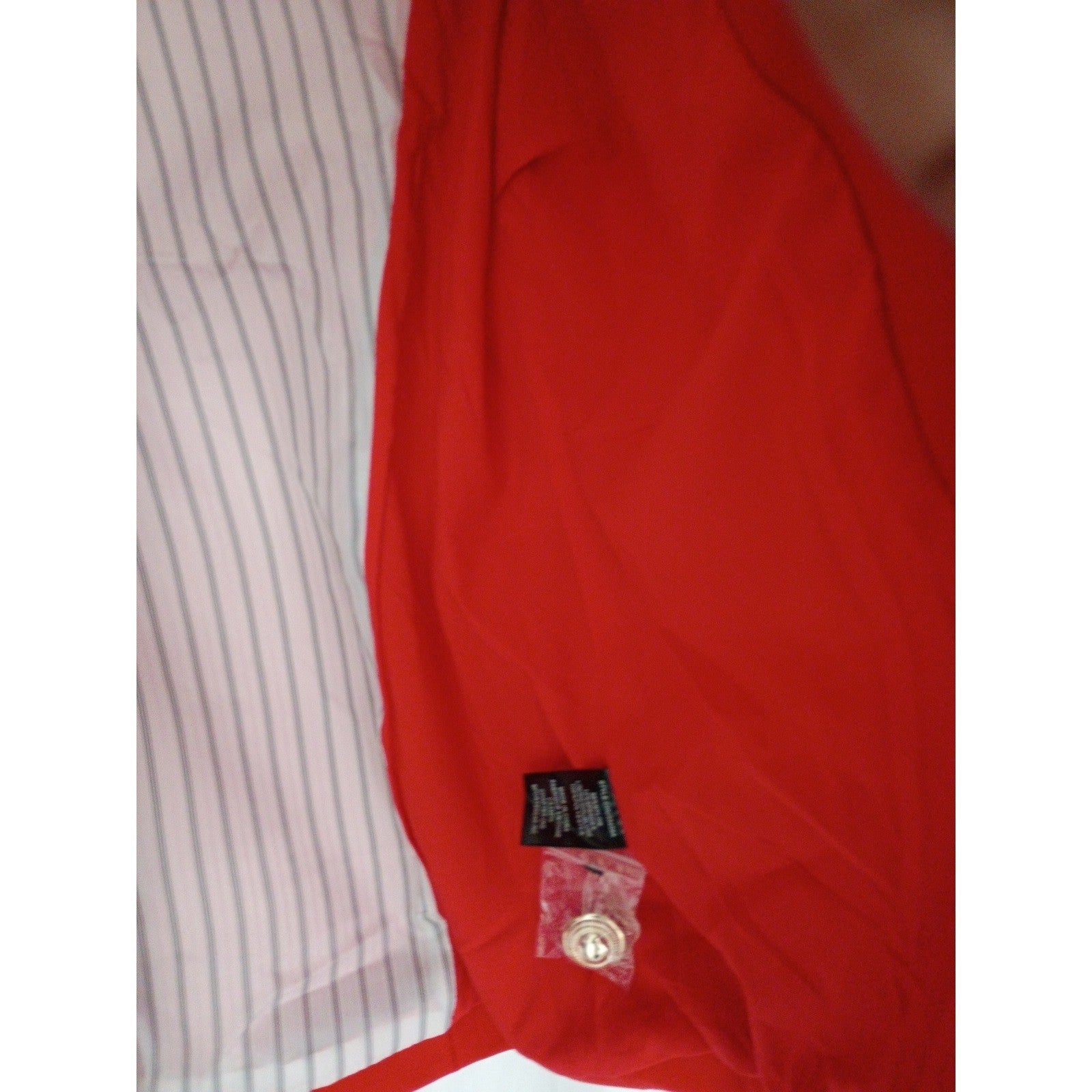 Nicole Miller New York Red Button Tailored Blazer Jacket Size S-NWOT $118