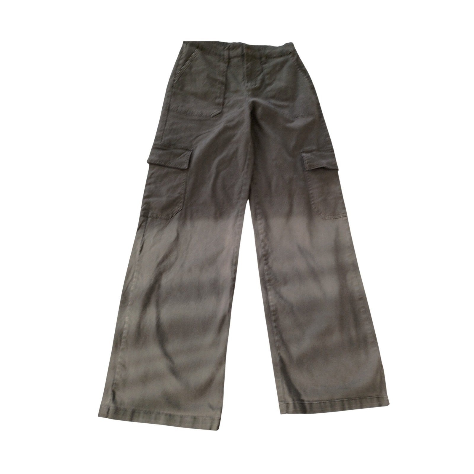 Wild Fable Y2K Olive Cargo Pants Wide Leg High Rise Stretch Twill Small NWOT
