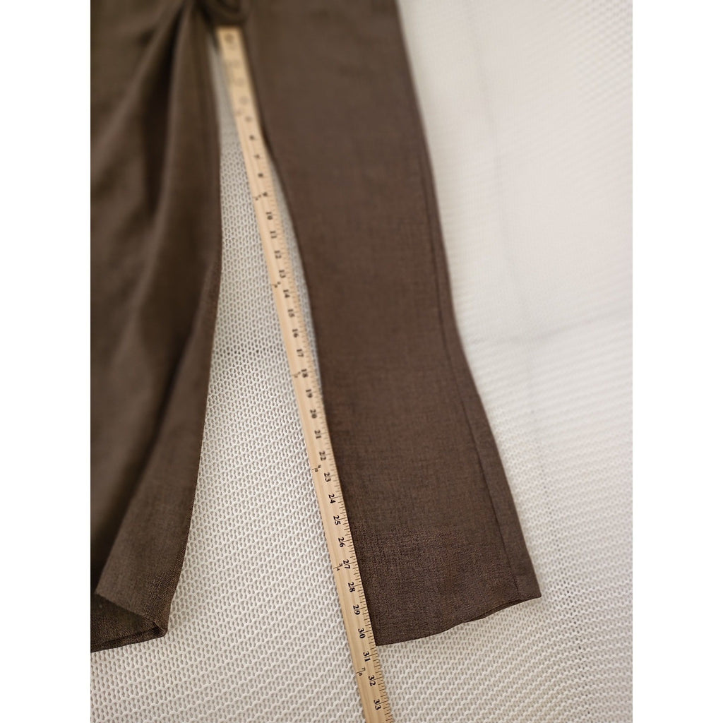 Forever 21 Twenty One NEW Brown High Rise Flare Trousers Textured W28 S