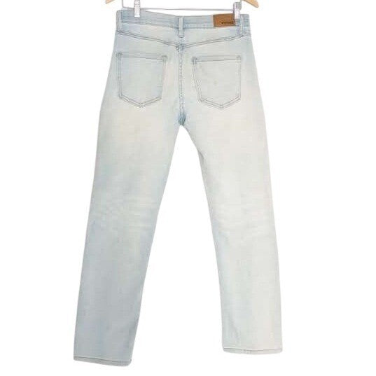 RSQ Mens Slim Straight Jeans Light Wash 29x30 Skate Streetwear Minimalist Y2K