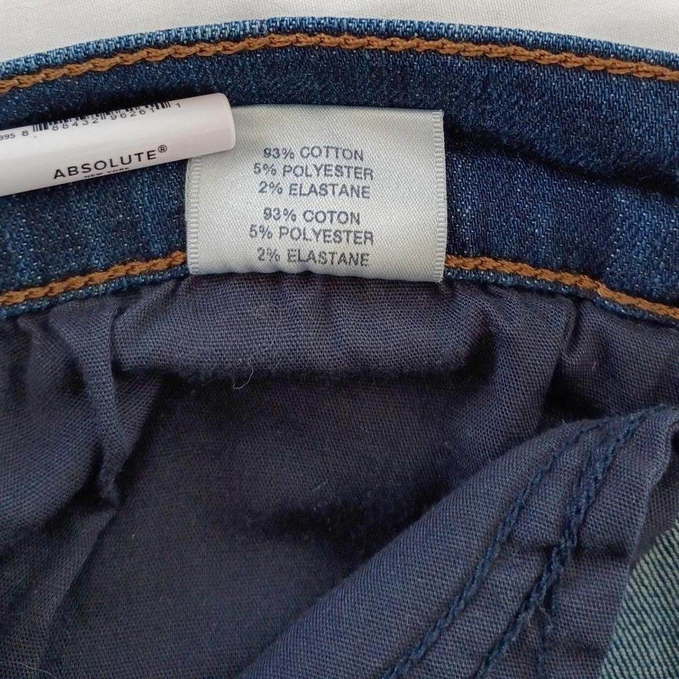 J Brand Sublime Skinny Jeans Dark Wash Mid Rise Stretch Denim 28x26