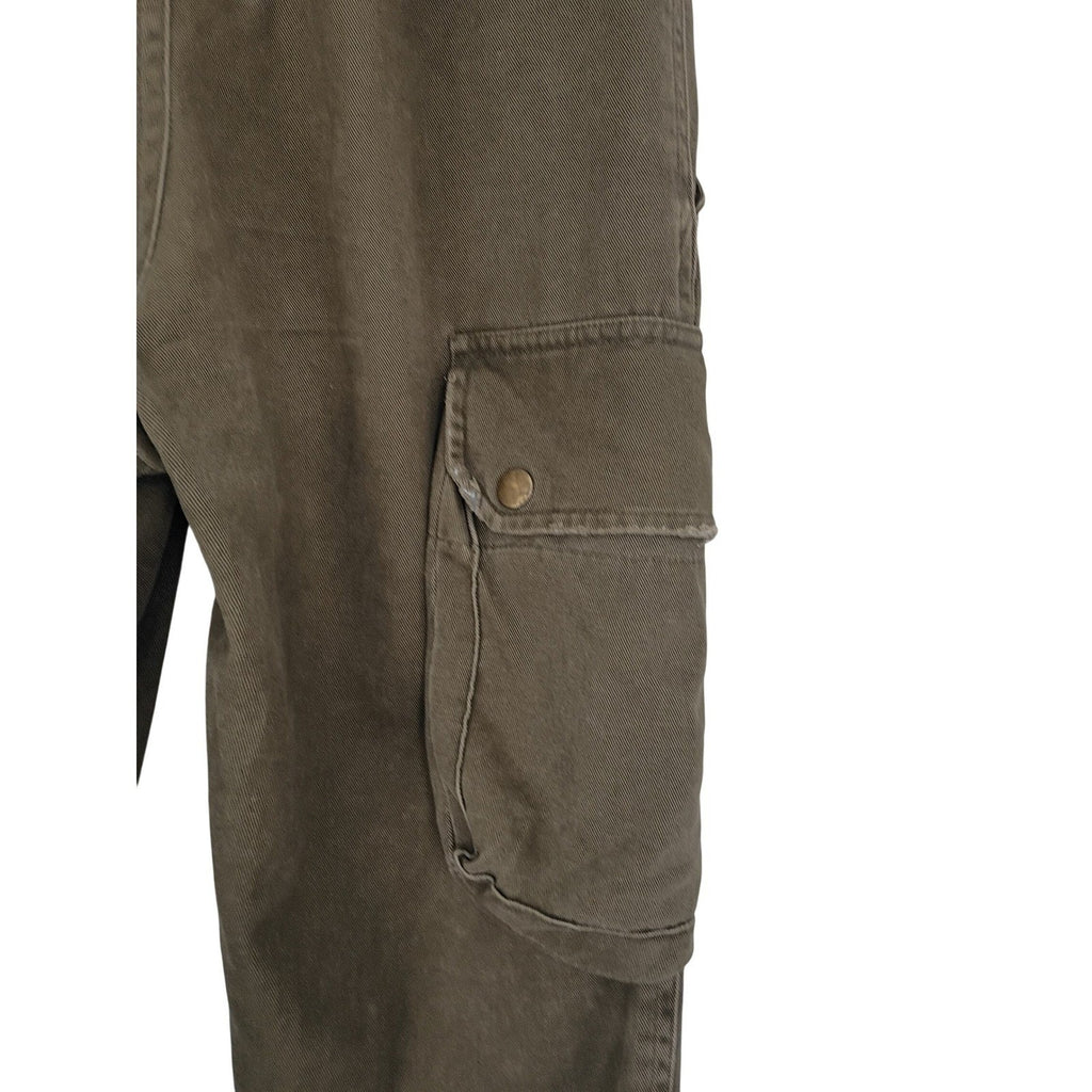 CARMAR CARMAR Olive Green Distressed Cargo Pants Size 26 VTG Grunge Style