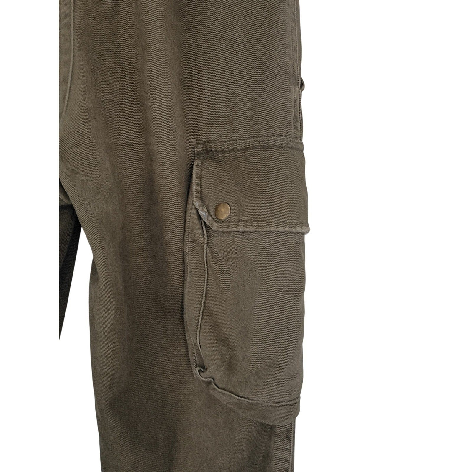 CARMAR CARMAR Olive Green Distressed Cargo Pants Size 26 VTG Grunge Style