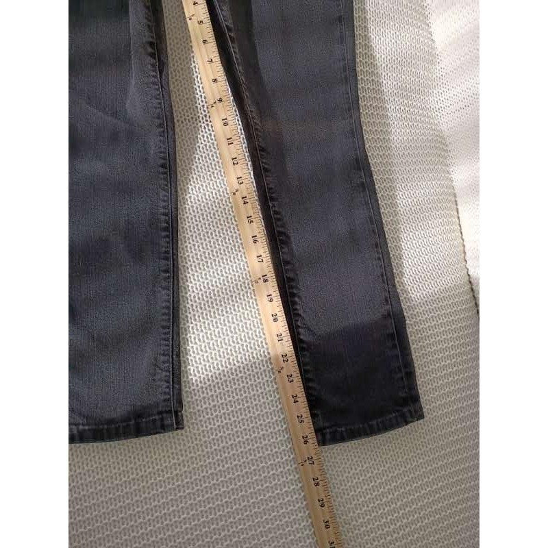 Banana Republic Classic Skinny Jeans Charcoal Gray 28x27 Mid Rise Stretch Denim