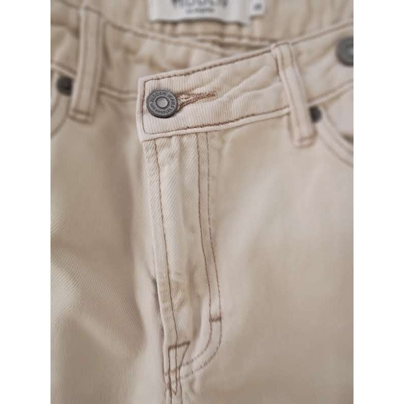 Hidden Jeans Khaki Cargo Pants Straight Leg Tan Utility Y2K Minimalist Size 25