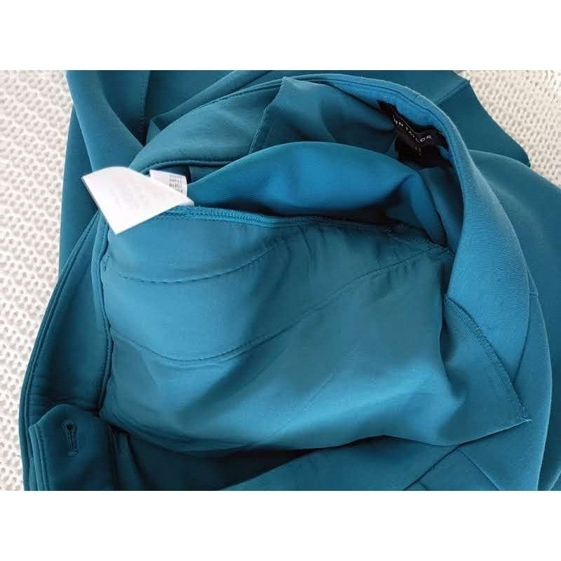 Ann Taylor Teal Blue Ankle Trouser Size 8/31 Professional Office Business Casual