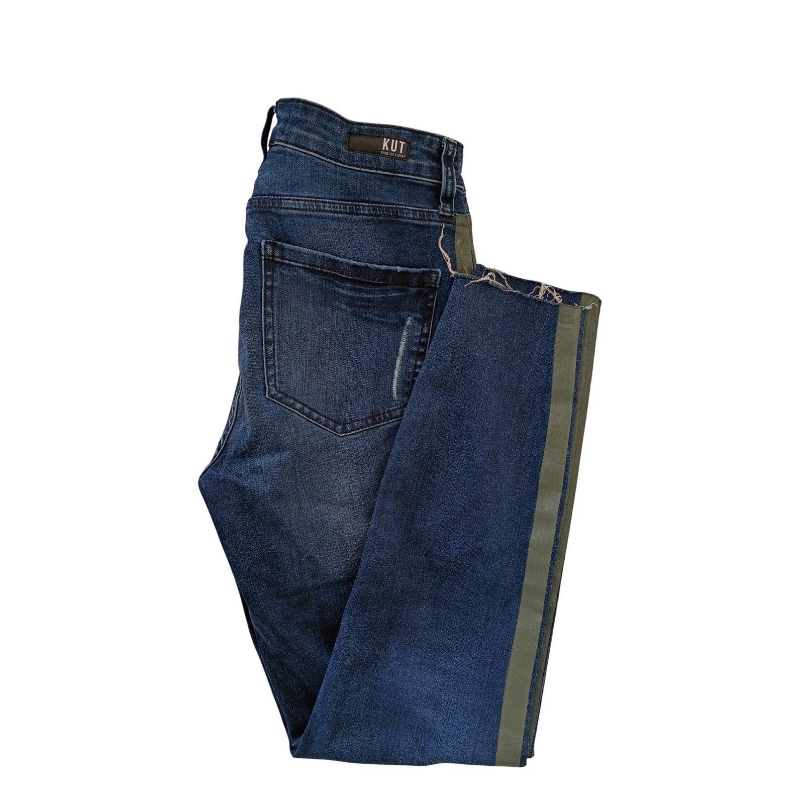 High Rise Slim Jeans 27x27 Dark Wash Connie Kut From The Kloth Classic