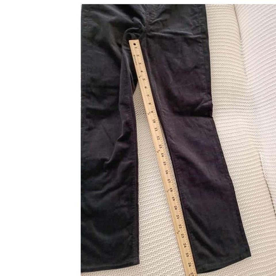 Gap 1969 High Rise Black Velvet Slim Pants 26x27 NWOT Vintage Goth Dark Academia