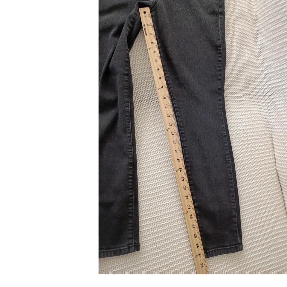 D. Jeans Faded Black High Rise Skinny Jeans Stretch Denim Slim Fit 27x27