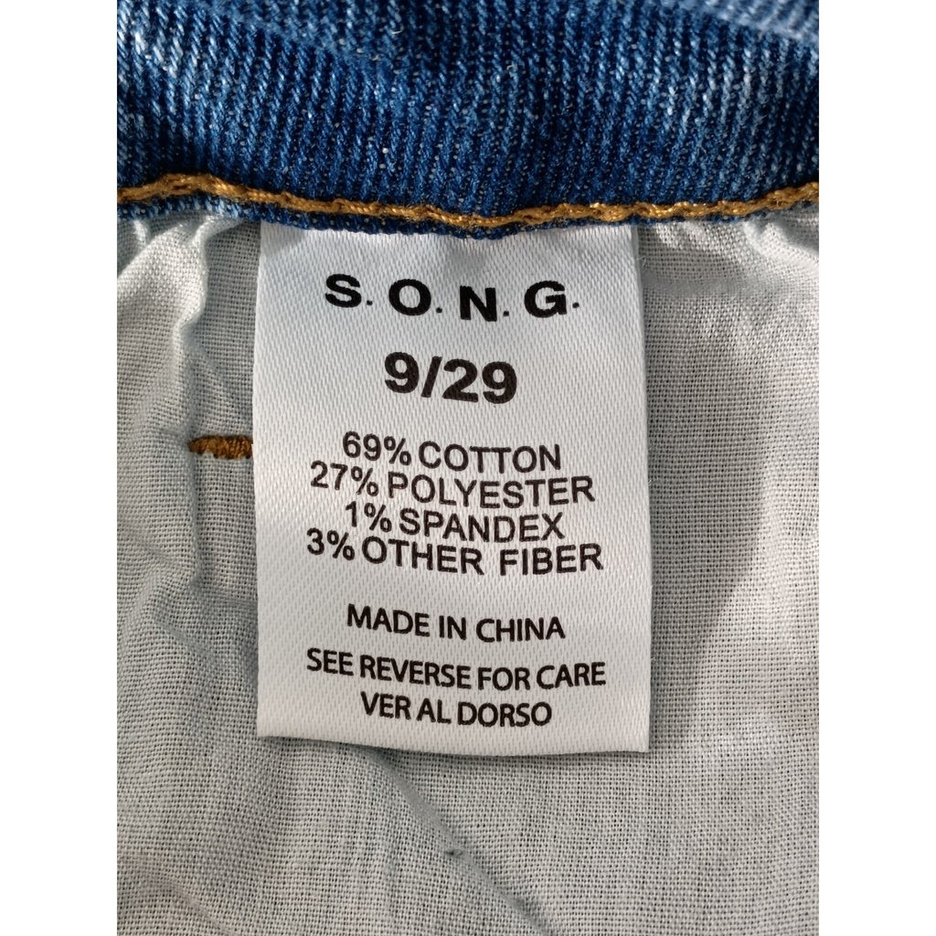 Y2K Vintage Flare Bootcut Jeans Blue Denim 29x29 Effortless S.O.N.G.