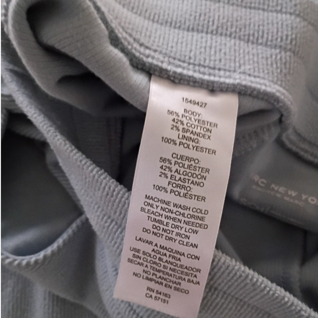 Marc New York Light Blue Ribbed Cotton Blend Joggers Small Lounge