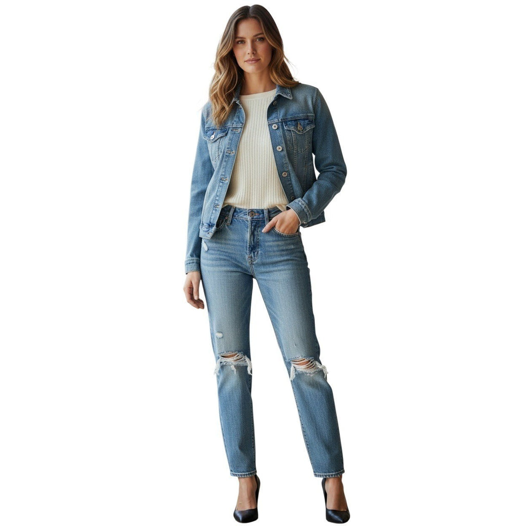 Levi's Light Wash Denim Jacket Women Vintage Classic Trucker Style Size S