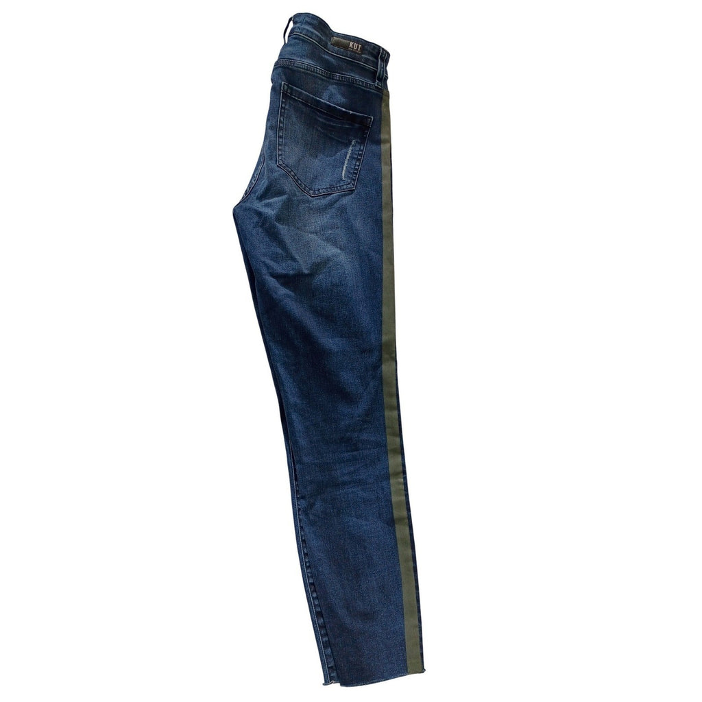 High Rise Slim Jeans 27x27 Dark Wash Connie Kut From The Kloth Classic