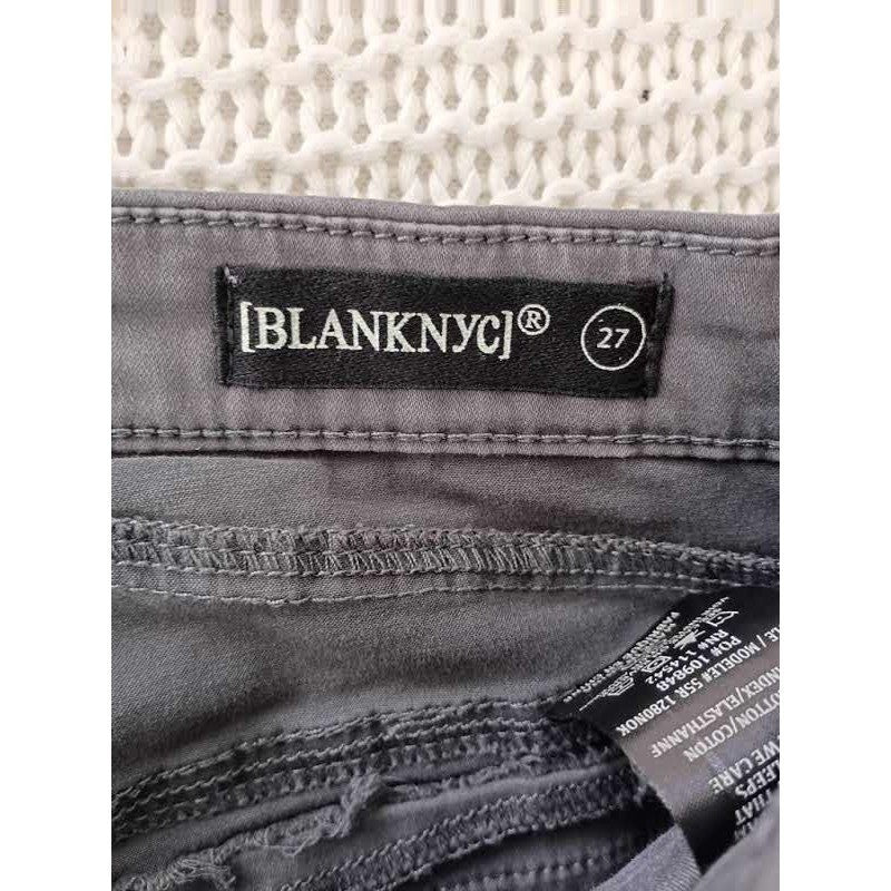 BLANKNYC Grey Cargo Pants Skinny Utility Biker Streetwear 27x28