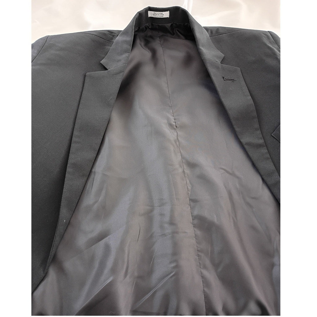 Calvin Klein Boys 12 Charcoal Gray Blazer Suit Jacket Formal Wedding
