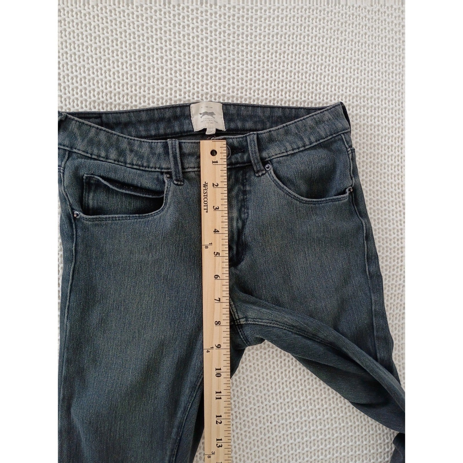 Obey Propaganda Skinny Jeggings Charcoal Grey Dark Wash Denim Women Size 28x30