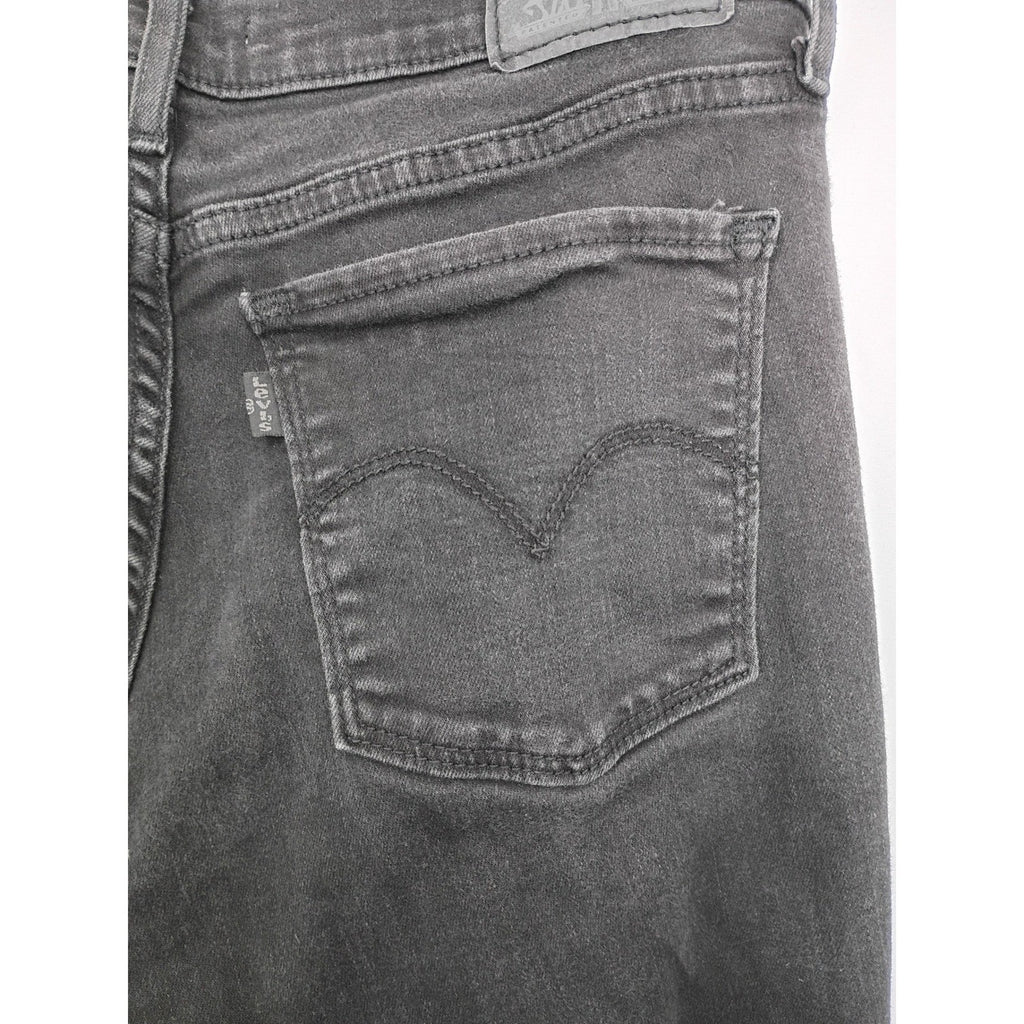 Levi Strauss 710 Super Skinny Black Jeans Women's Size 30