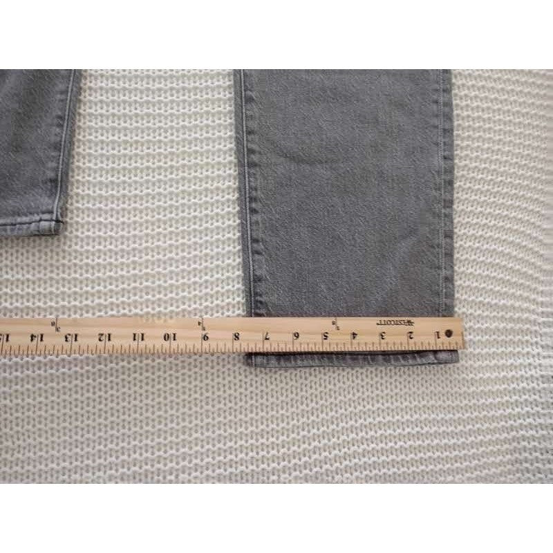 H&M  NWT Vintage Mom Jeans Gray Ultra High Waist Ankle Sz 8 29x27