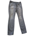 Athleta Sculptek Super Soft Grey Skinny Jeans W27-28 Mid Rise Stretch Denim Pant