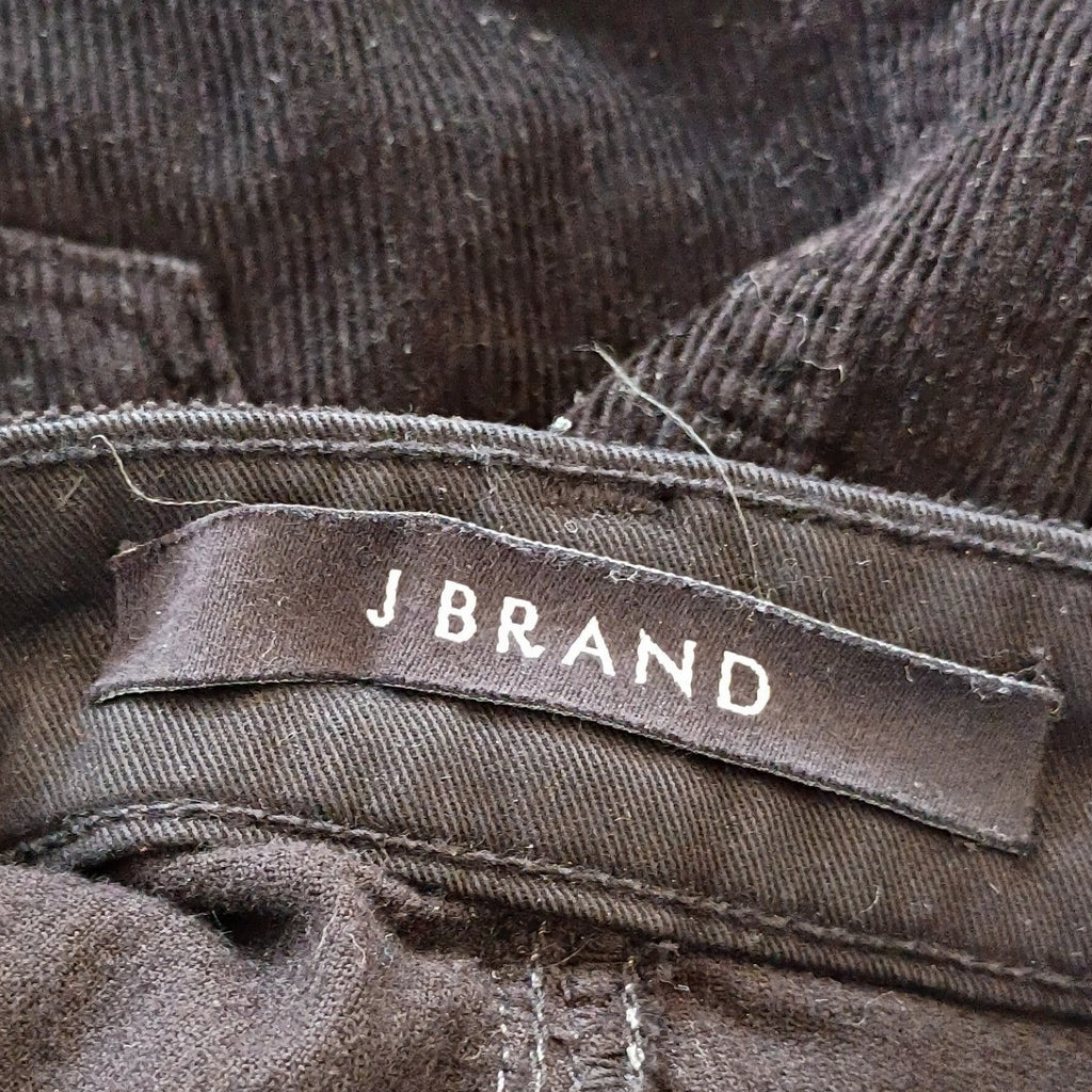 J Brand Gwynne Black Corduroy Mini Skirt Casual Versatile Everyday Size 26x15 L