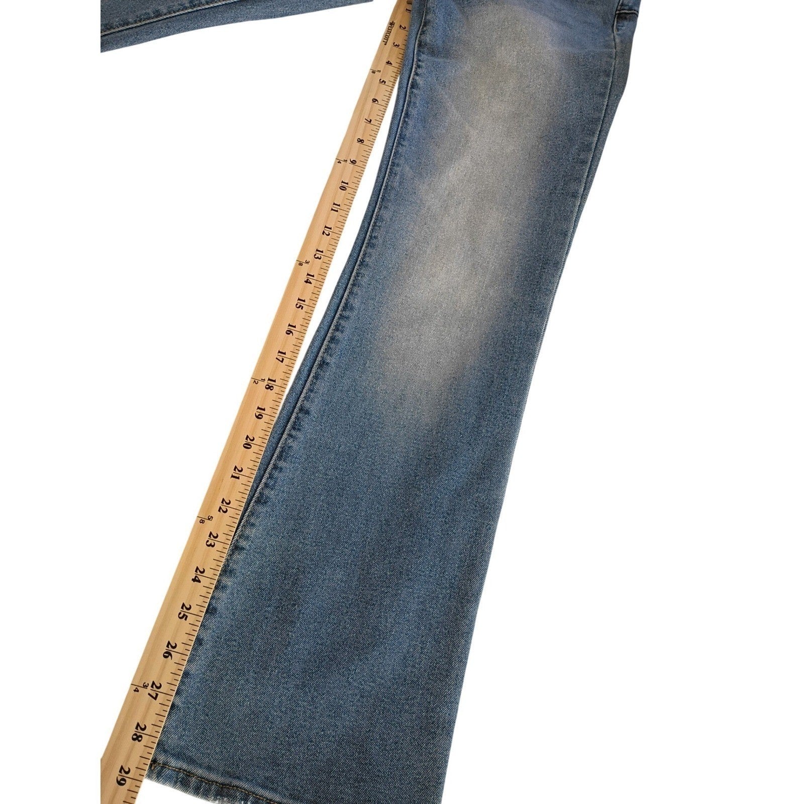 Y2K Vintage Flare Bootcut Jeans Blue Denim 29x29 Effortless S.O.N.G.