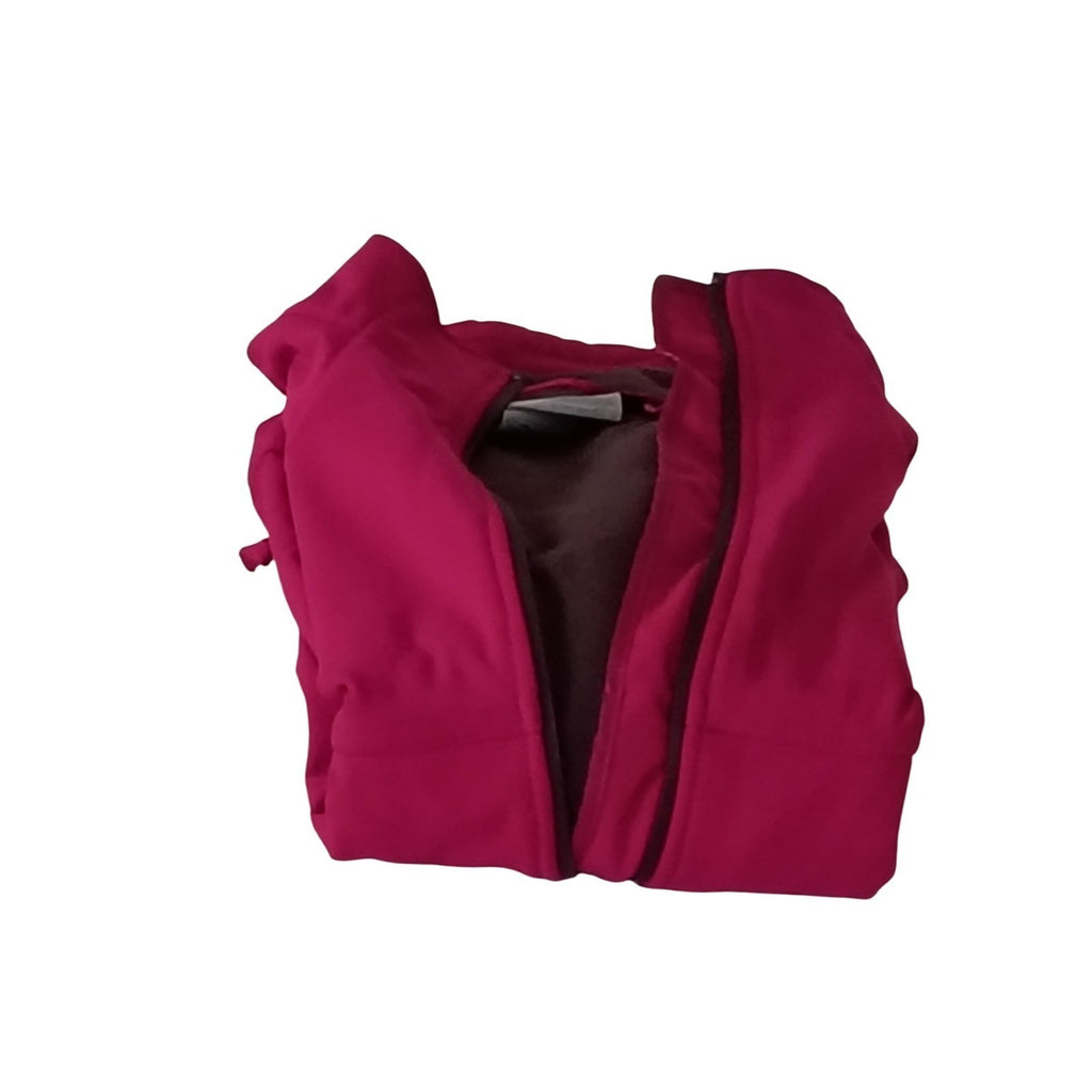 Free Country Women's Pink Softshell Jacket Full Zip Pockets Size Medium