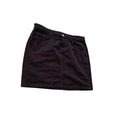 J Brand Gwynne Black Corduroy Mini Skirt Casual Versatile Everyday Size 26x15 L