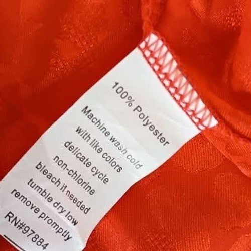 NWT Tart Intimates Orange Lounge Top XL Pajama Style Button Front Animal Print